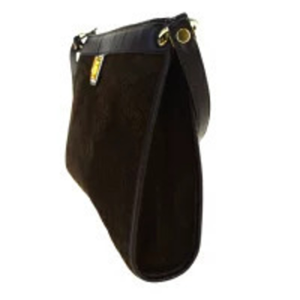 Dior Leather Suede Trotter Bag Brown Shoulder Christian Brown